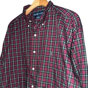 Polo Ralph Lauren Men’s Size L Red Plaid Casual Button Down Blake Shirt